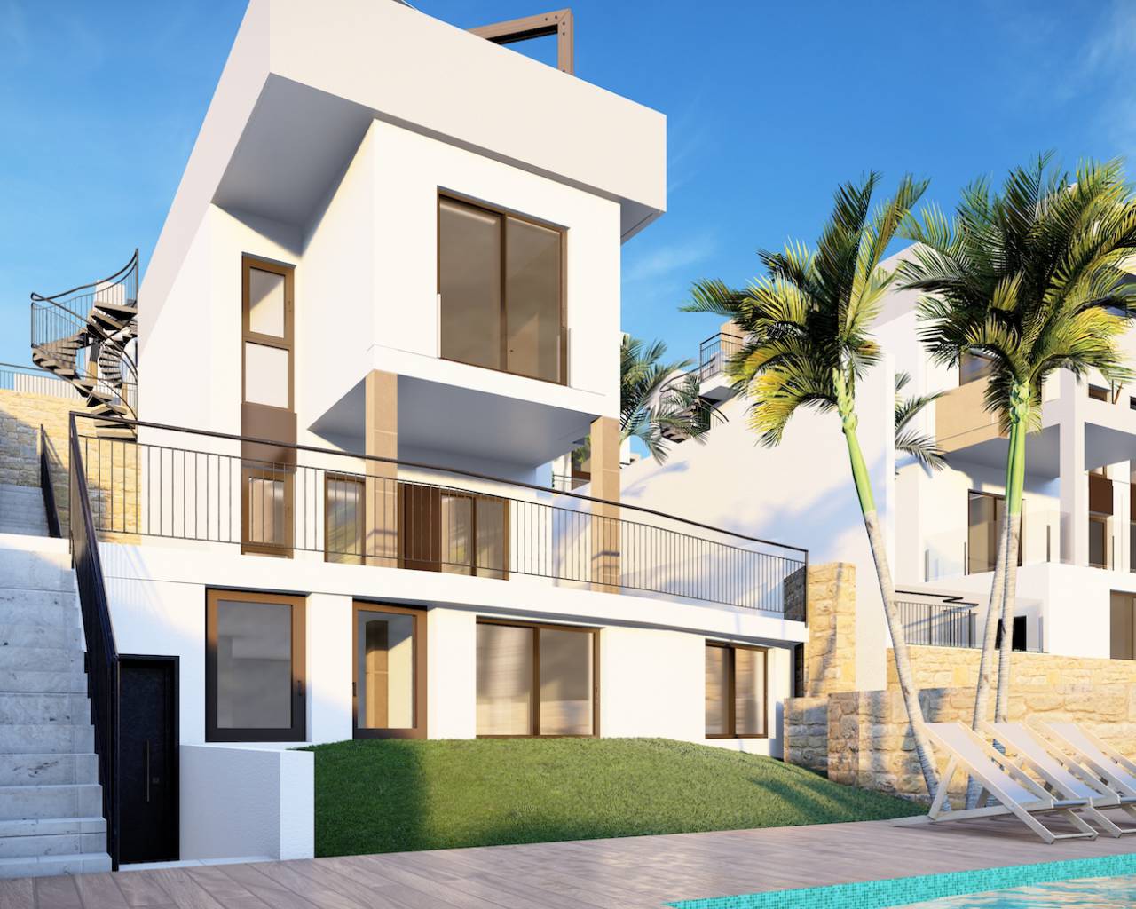 Doppelhaushälfte - Neubauimmobilien - Alicante - La Finca Golf