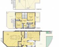 Új építésű ingatlan - Sorház / Duplex - Montforte del Cid - Alenda Golf