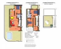 Új építésű ingatlan - Ikerház - Orihuela Costa - Villamartin