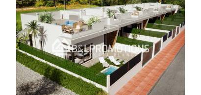 Chalet pareado - Nueva construcción -
            Los Alcázares - B217