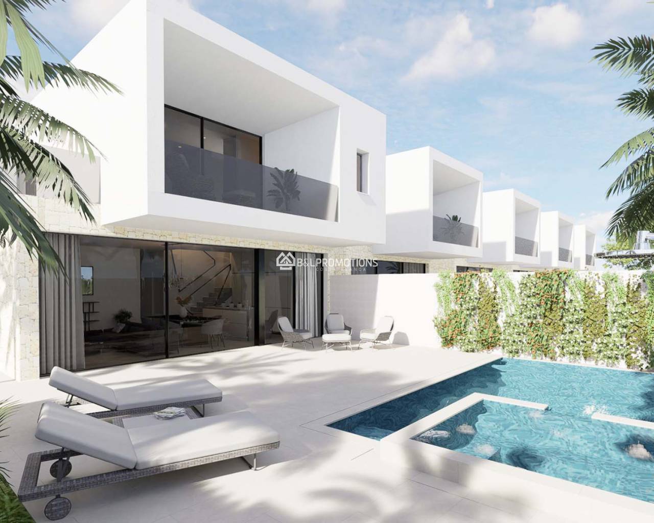 Design villas met zwembad te koop in San Pedro del Pinatar, Murcia, Spanje