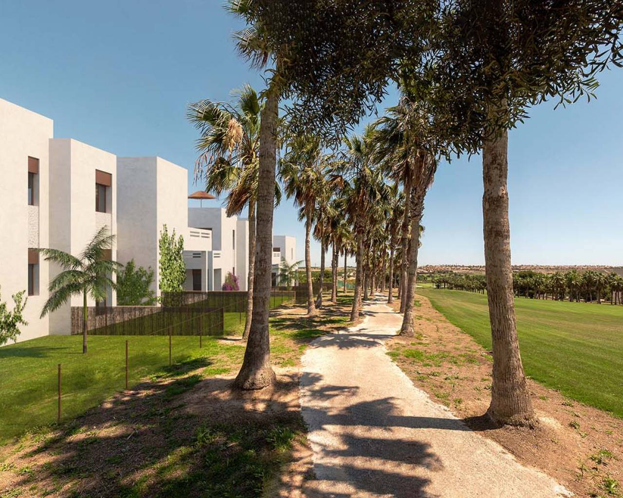 Fantastisch begane grond appartement te koop op eerste lijn van La Finca Golf in Algorfa, Spanje