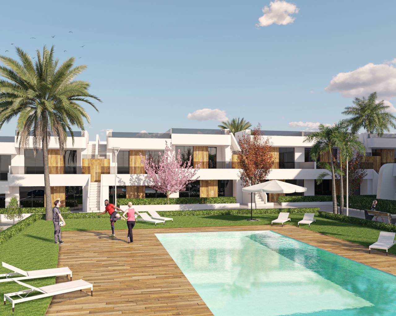 Gyönyörű penthouse lakás eladó az Alhama Nature Resortban, Murciában, Spanyolországban