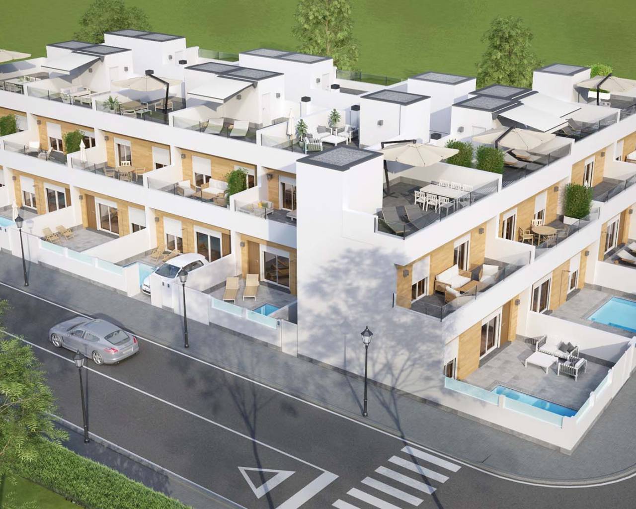 Maison jumeleé / Duplex · Nouvelle construction · Avileses · Centre ville