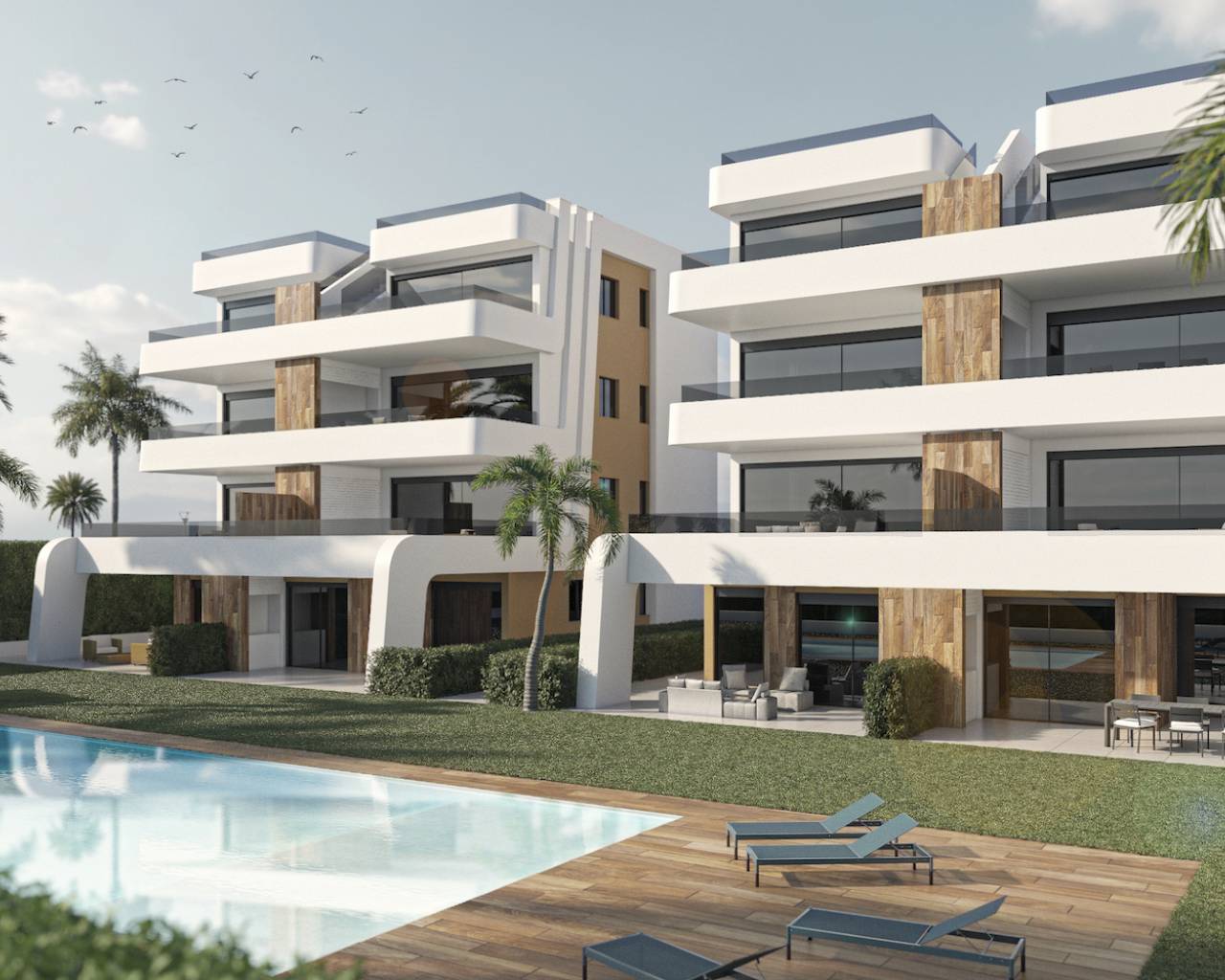 Moderne Wohnung zu verkaufen in Alhama Nature resort in Murcia, Spanien