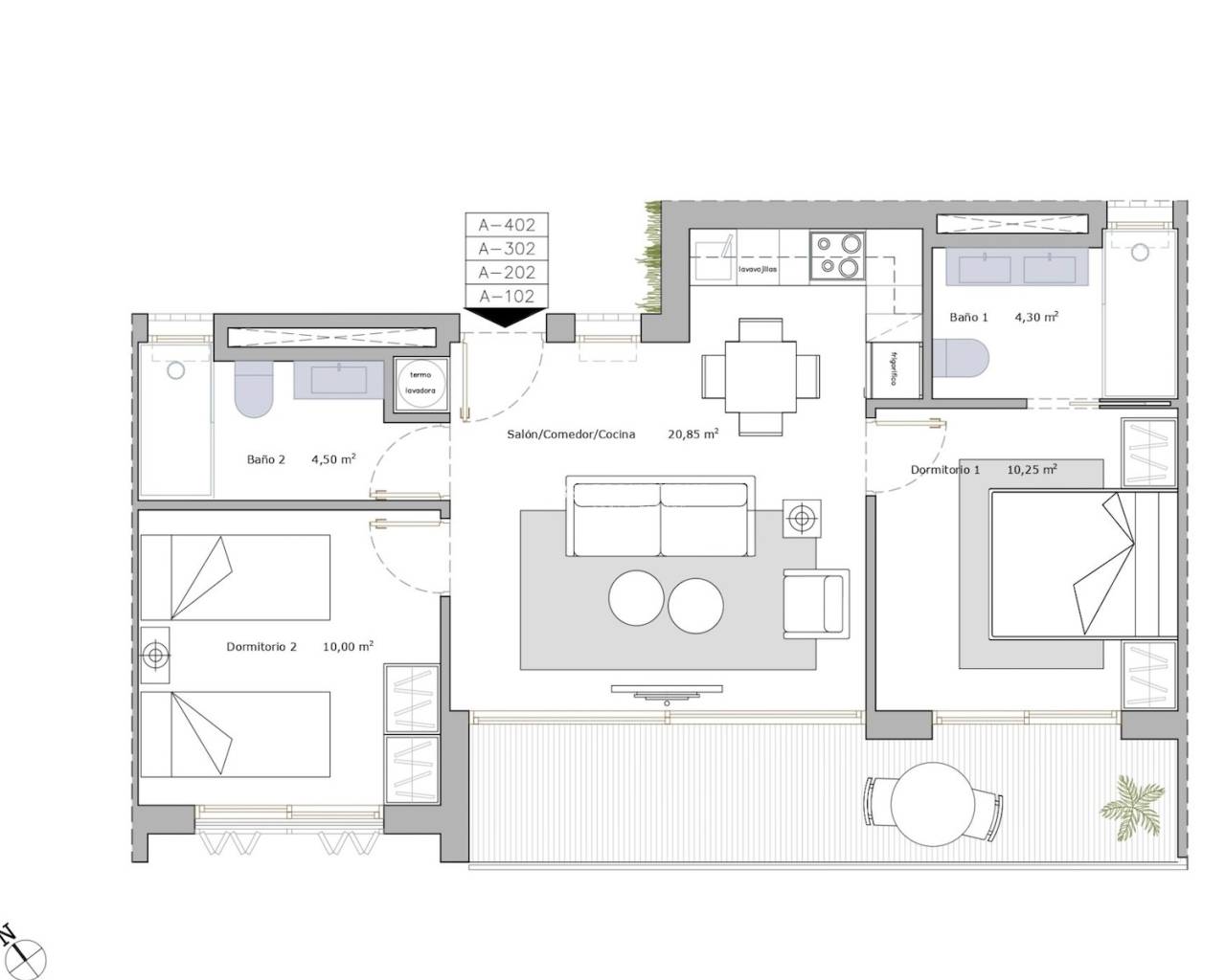 Neubauimmobilien - Appartement -
San Pedro del Pinatar - Lo Pagan