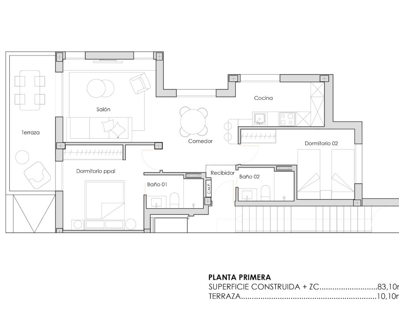 Neubauimmobilien - Appartement -
Torre Pacheco - Santa Rosalia