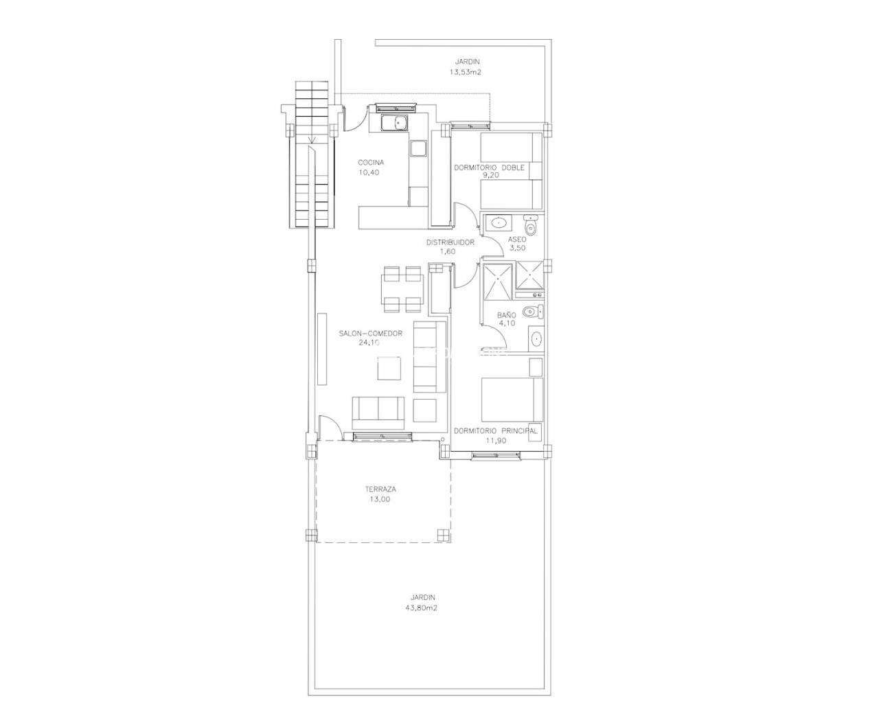 Neubauimmobilien - Bungalow -
San Miguel de Salinas