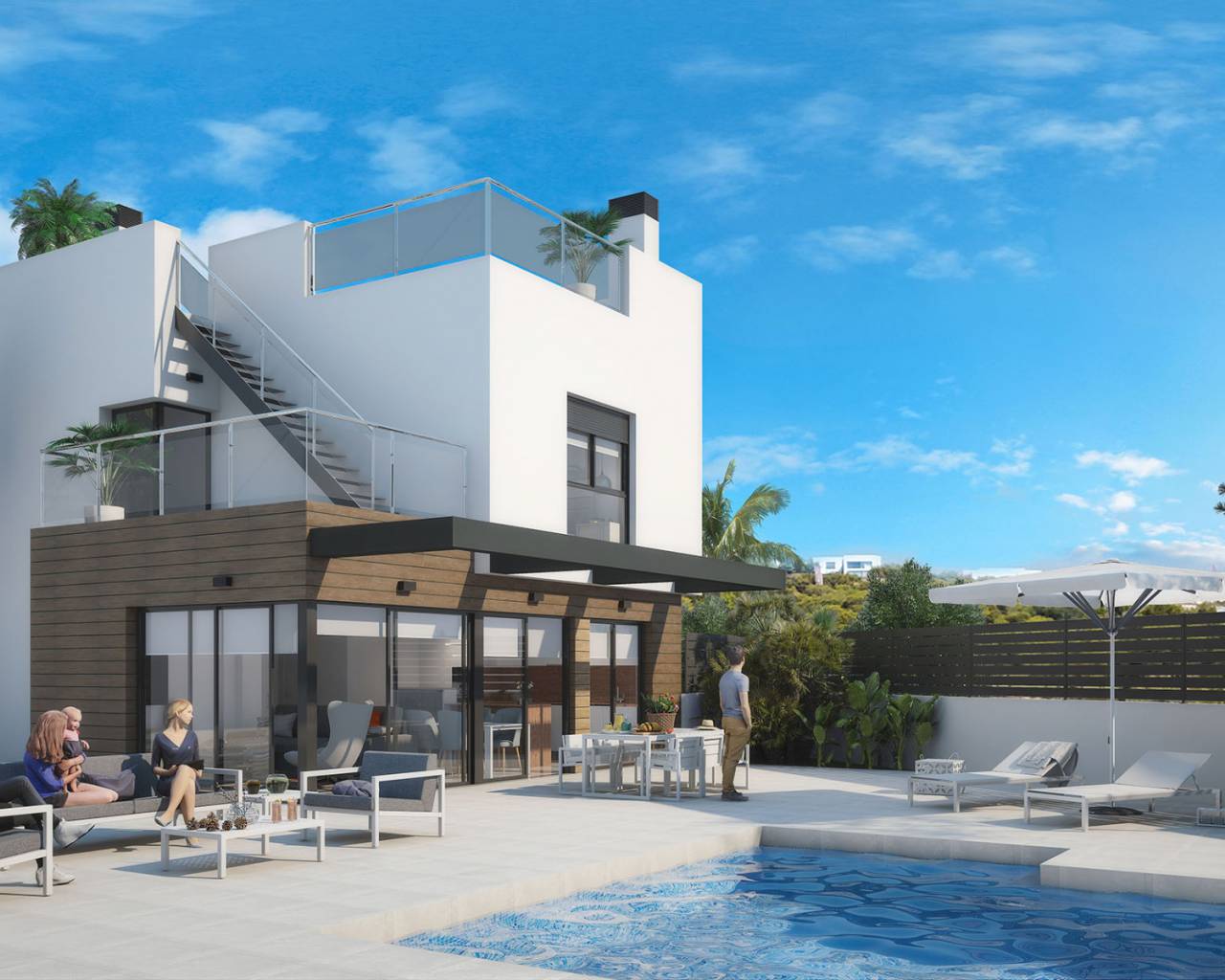 Neubauimmobilien - Doppelhaushälfte - Alicante - La Finca Golf