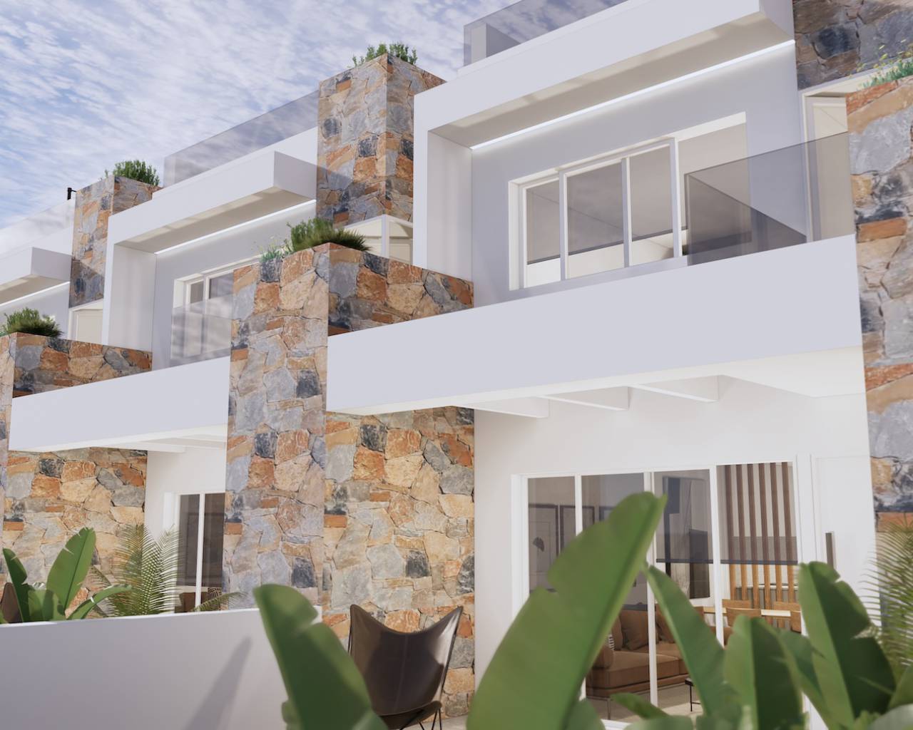 Neubauimmobilien - Doppelhaushälfte - Orihuela Costa - Villamartin