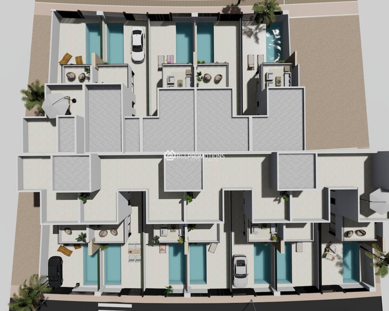 Neubauimmobilien - Doppelhaushälfte -
San Javier - Santiago de la Ribera