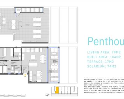 Neubauimmobilien - Penthouse - Cartagena - Mar de Cristal