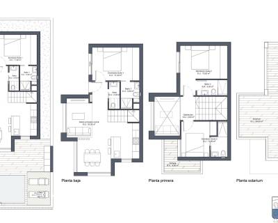 Neubauimmobilien - Reihenhaus / Duplex - Rojales - Ciudad Quesada