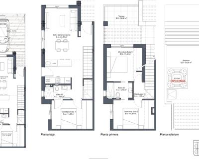 Neubauimmobilien - Reihenhaus / Duplex - Rojales - Ciudad Quesada