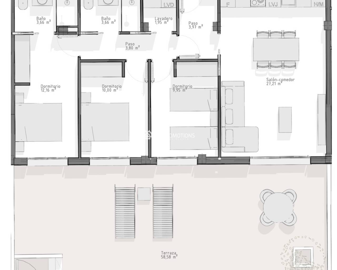 New build - Apartment -
Aguilas - Terrazas de Levante