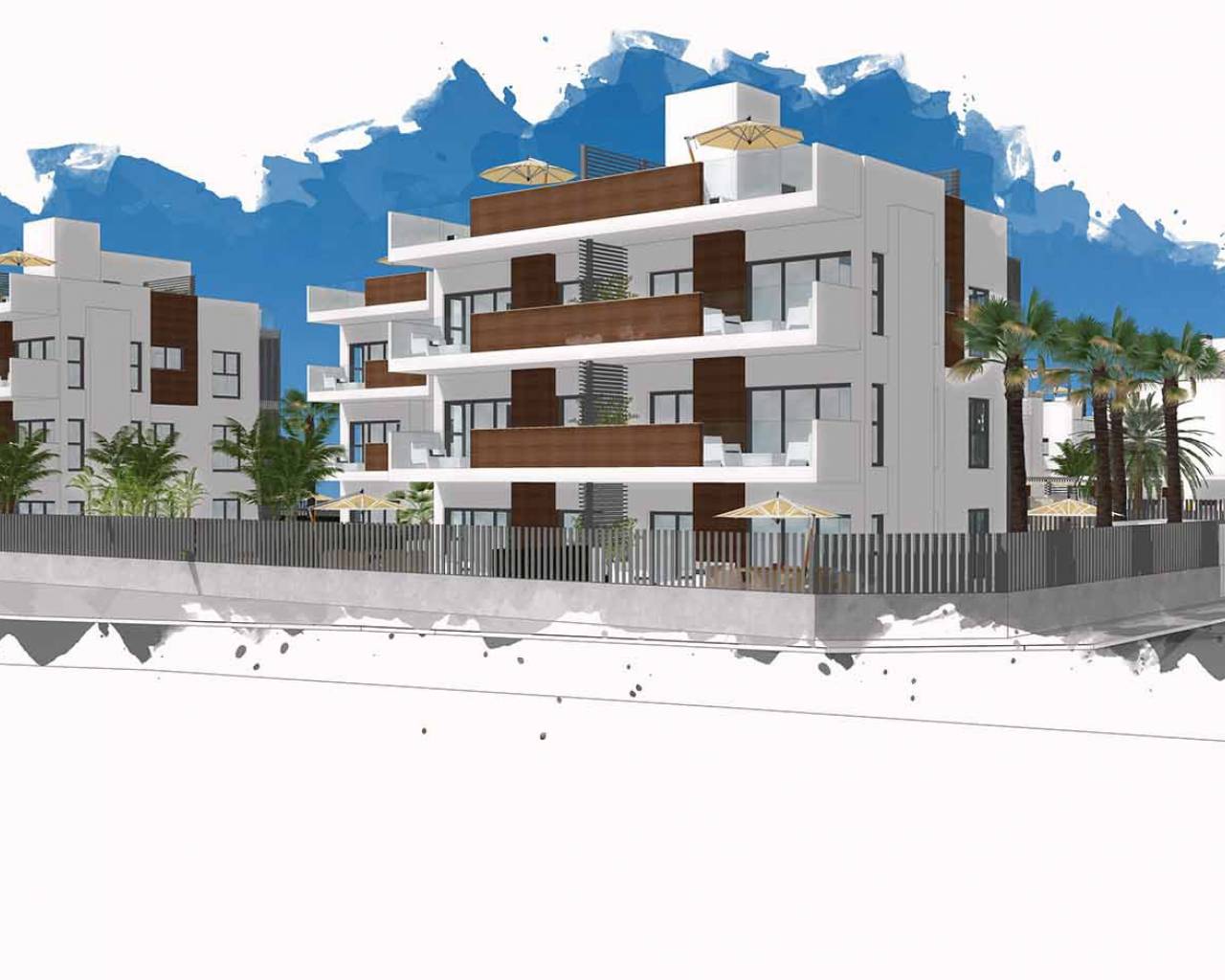 New build properties for sale on the Costa Calida in Spain