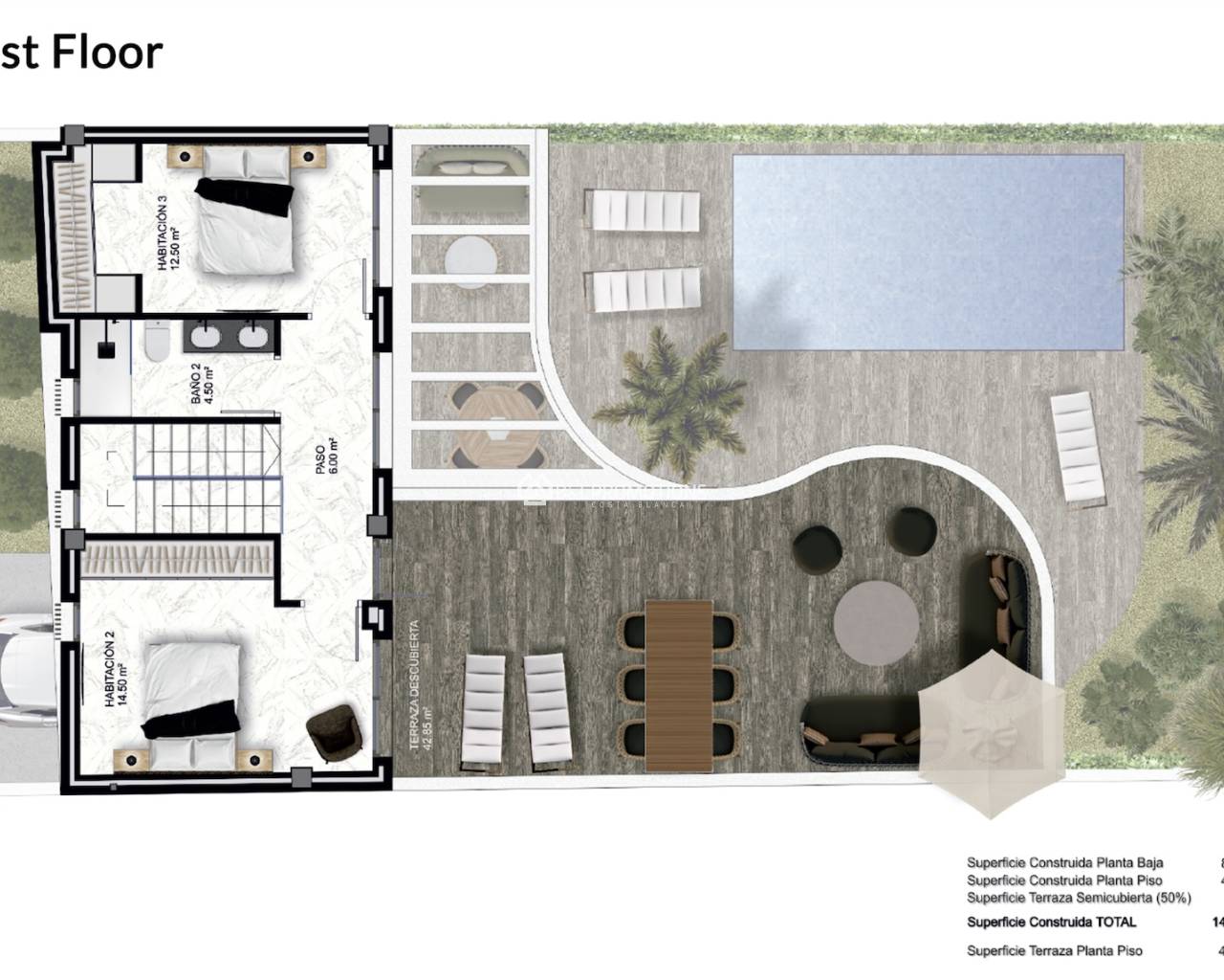 New build - Semi detached villa -
Heredades
