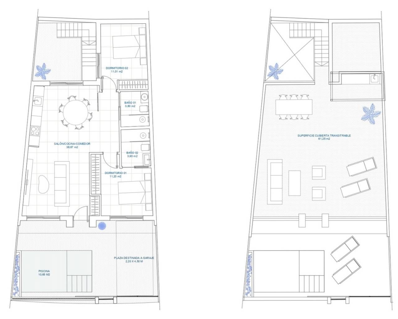 New build - Semi detached villa -
Roldán