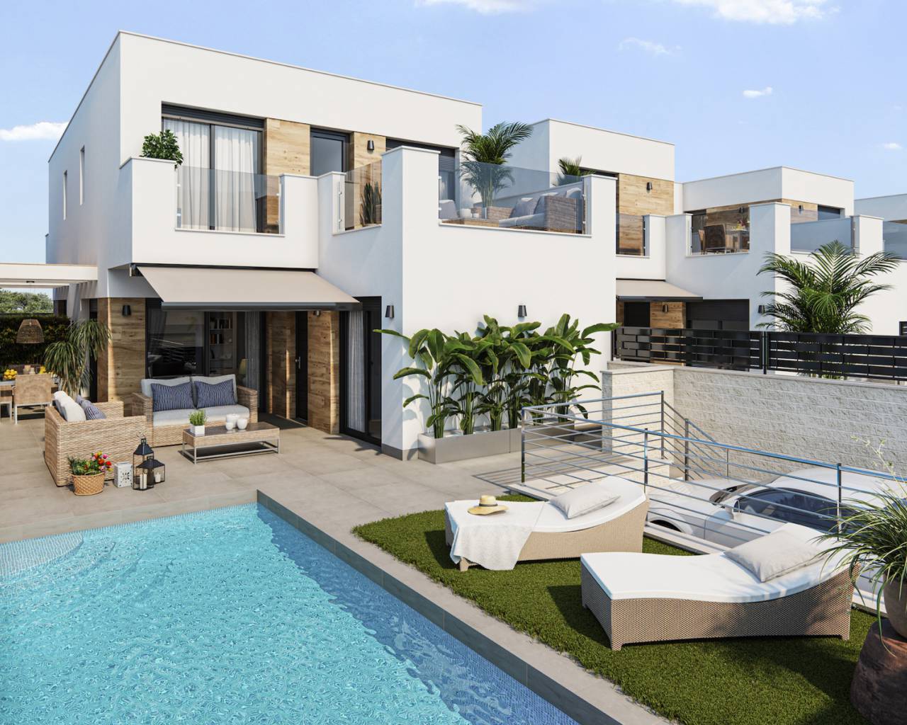 New build villa with private pool for sale in Dolores, Alicante, Spain