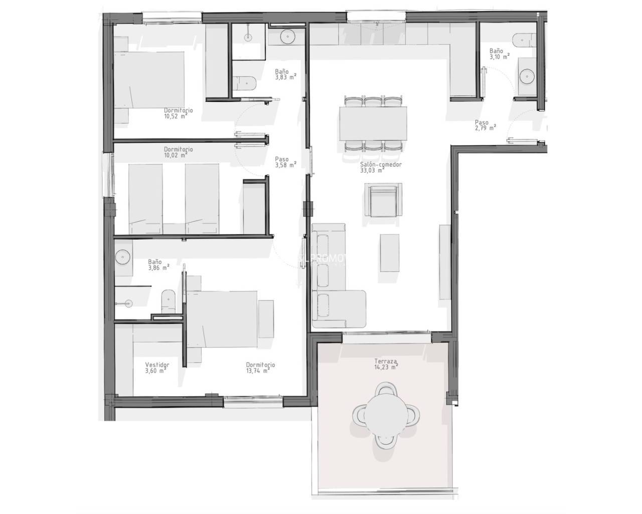 Nieuwbouw - Appartement -
Aguilas - Terrazas de Levante