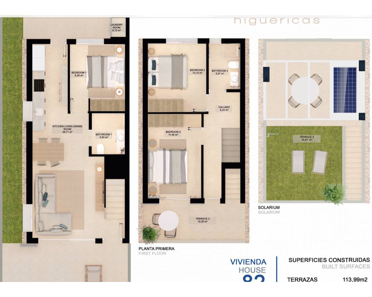 Nieuwbouw - Geschakelde woning / duplex - Pilar de la Horadada - Torre de la Horadada