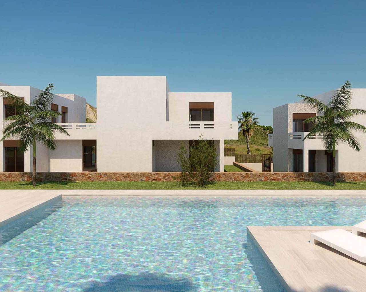 Nieuwbouw huizen te koop aan golfbanen in Alicante, Spanje 