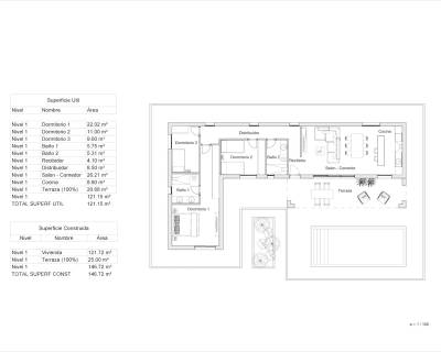 Nieuwbouw - Vrijstaande villa - Hondón de las Nieves - Oasis