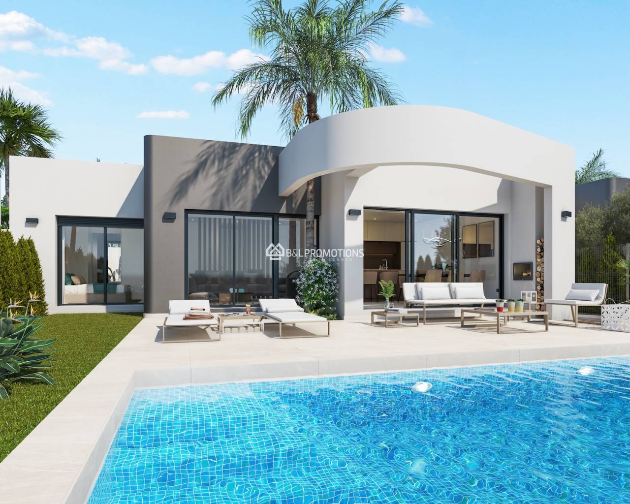 Nieuwbouw - Vrijstaande villa -
Los Alcázares - Serena Golf