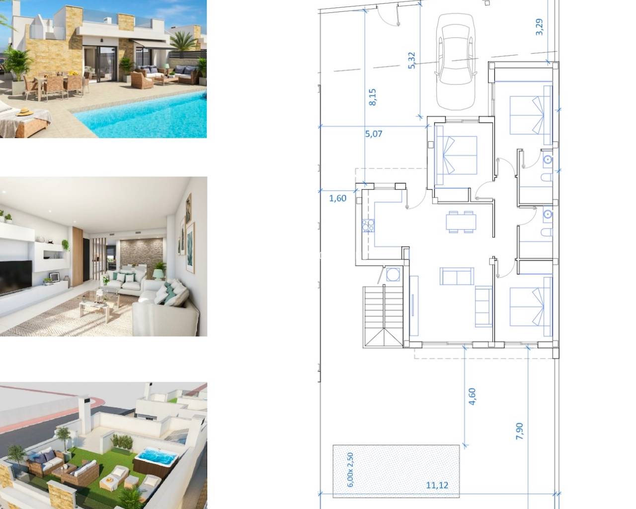 Nieuwbouw - Vrijstaande villa -
San Fulgencio - La Marina