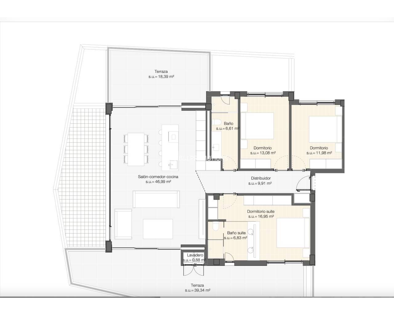 Nouvelle construction - Appartement -
Orihuela Costa - Las Colinas Golf