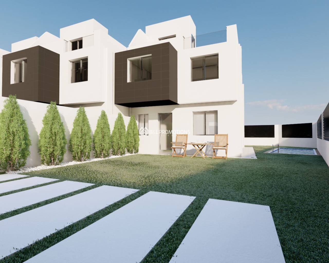 Nouvelle construction - Maison jumeleé / Duplex -
San Javier - Santiago de la Ribera