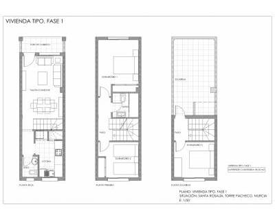 Nouvelle construction - Maison jumeleé / Duplex - Torre Pacheco - Santa Rosalia