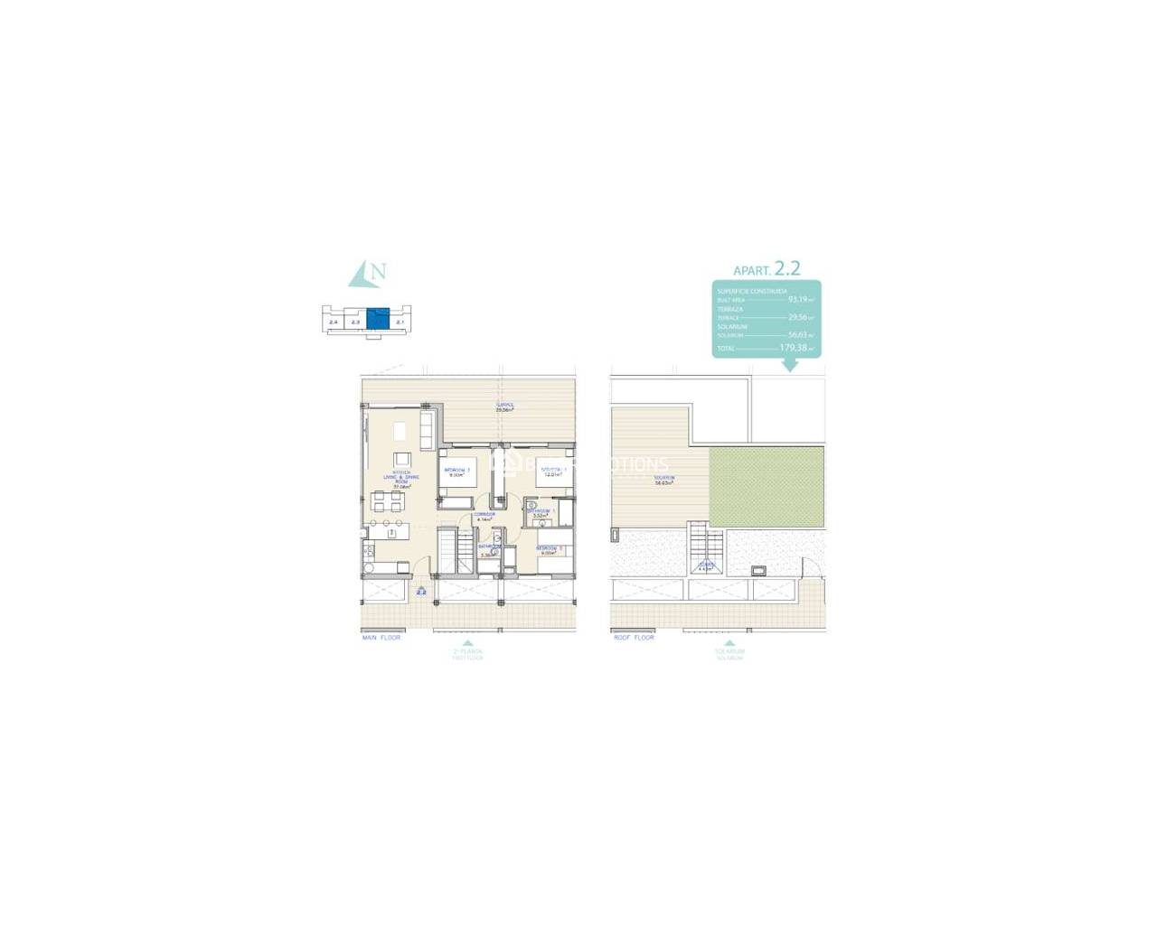 Nueva construcción - Apartamento -
Los Alcázares - Serena Golf