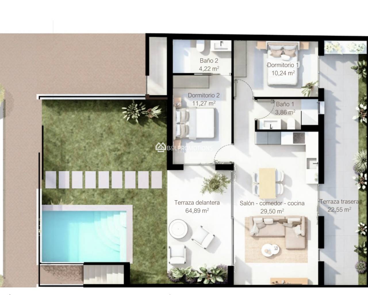 Nueva construcción - Bungalow -
San Pedro del Pinatar