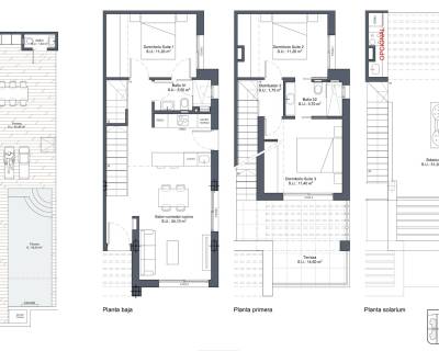 Nueva construcción - Casa adosada / Duplex - Rojales - Ciudad Quesada