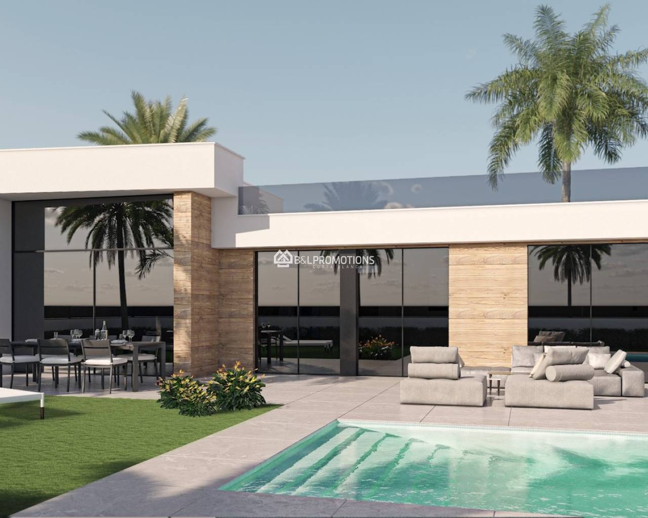 Nueva construcción - Chalet independiente -
Alhama - Golf