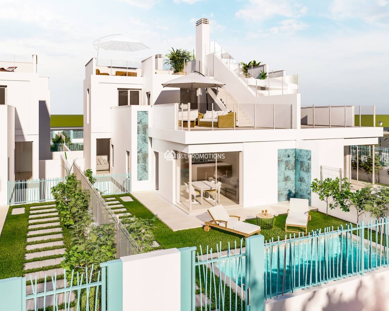 Nueva construcción - Chalet independiente -
Los Alcázares