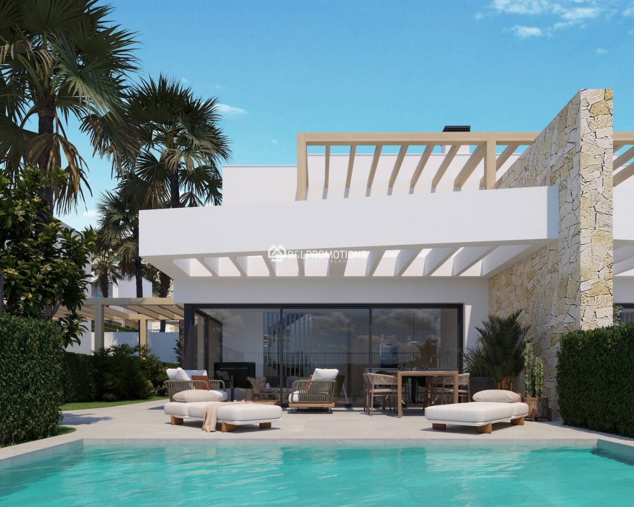 Nueva construcción - Chalet pareado -
Montforte del Cid - Font del Llop Golf