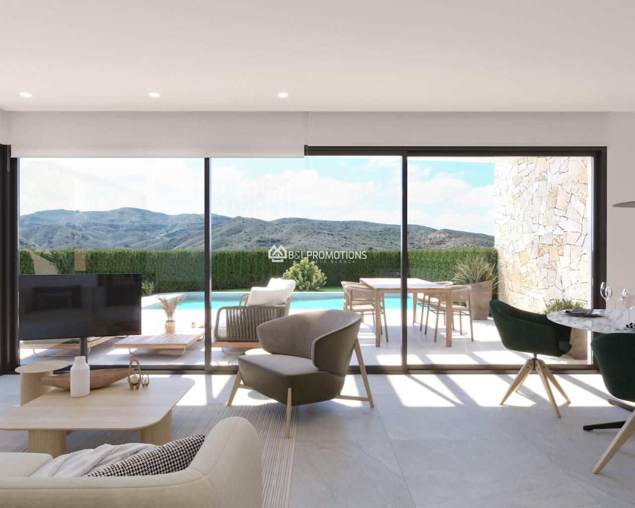 Nueva construcción - Chalet pareado -
Montforte del Cid - Font del Llop Golf