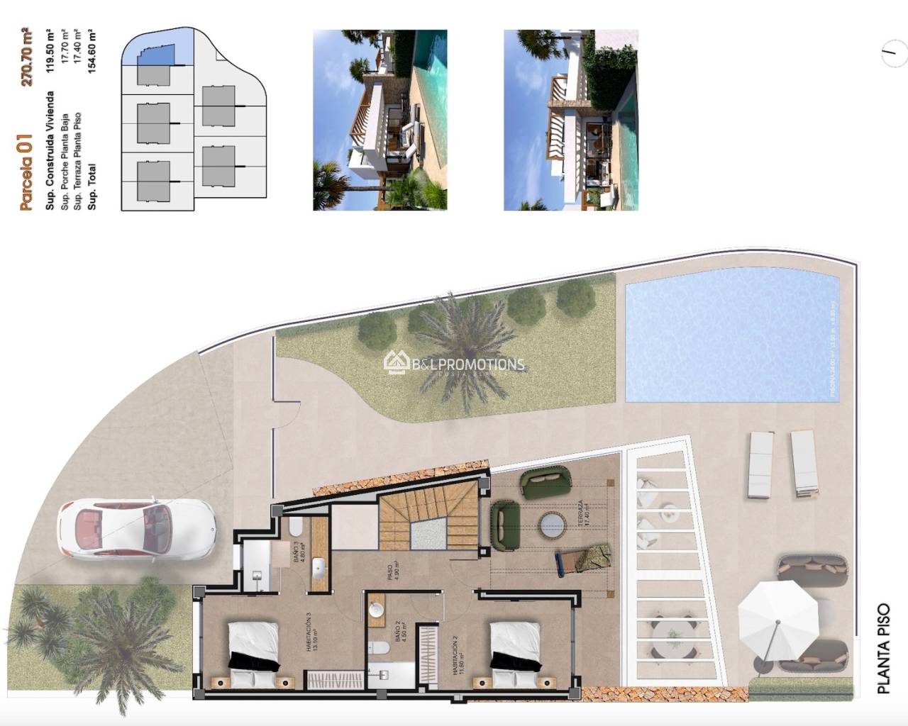 Nueva construcción - Chalet pareado -
Montforte del Cid - Font del Llop Golf