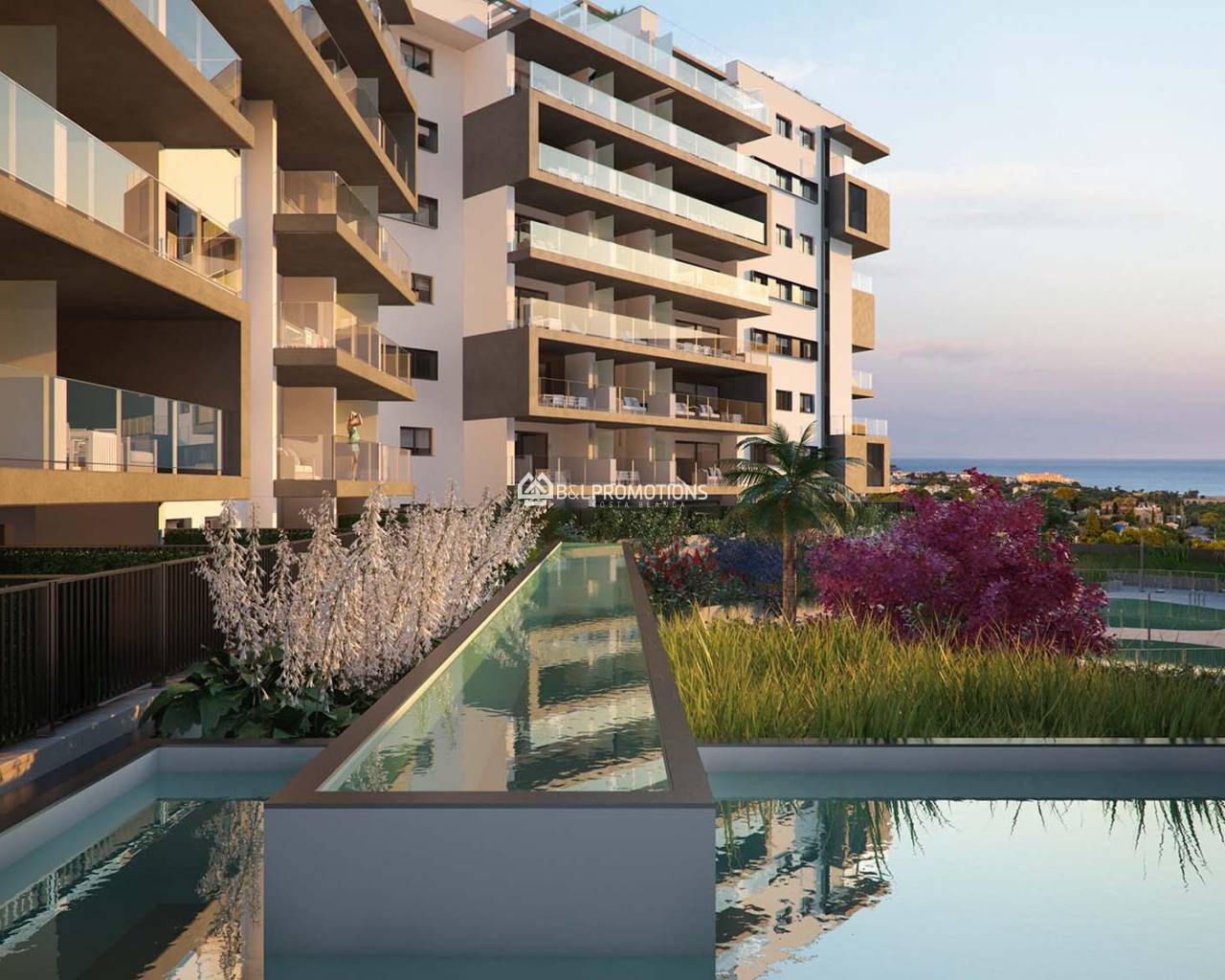 Penthouse avec vue sur la mer à vendre à Campoamor, Orihuela Costa 