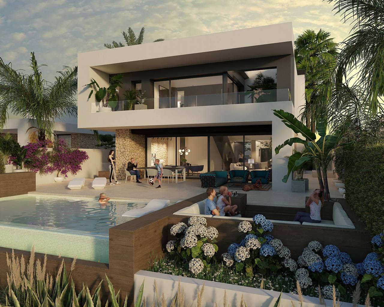 Spectaculaire villa te koop op de eerste lijn van La Finca Golf in Algorfa, Alicante, Spanje