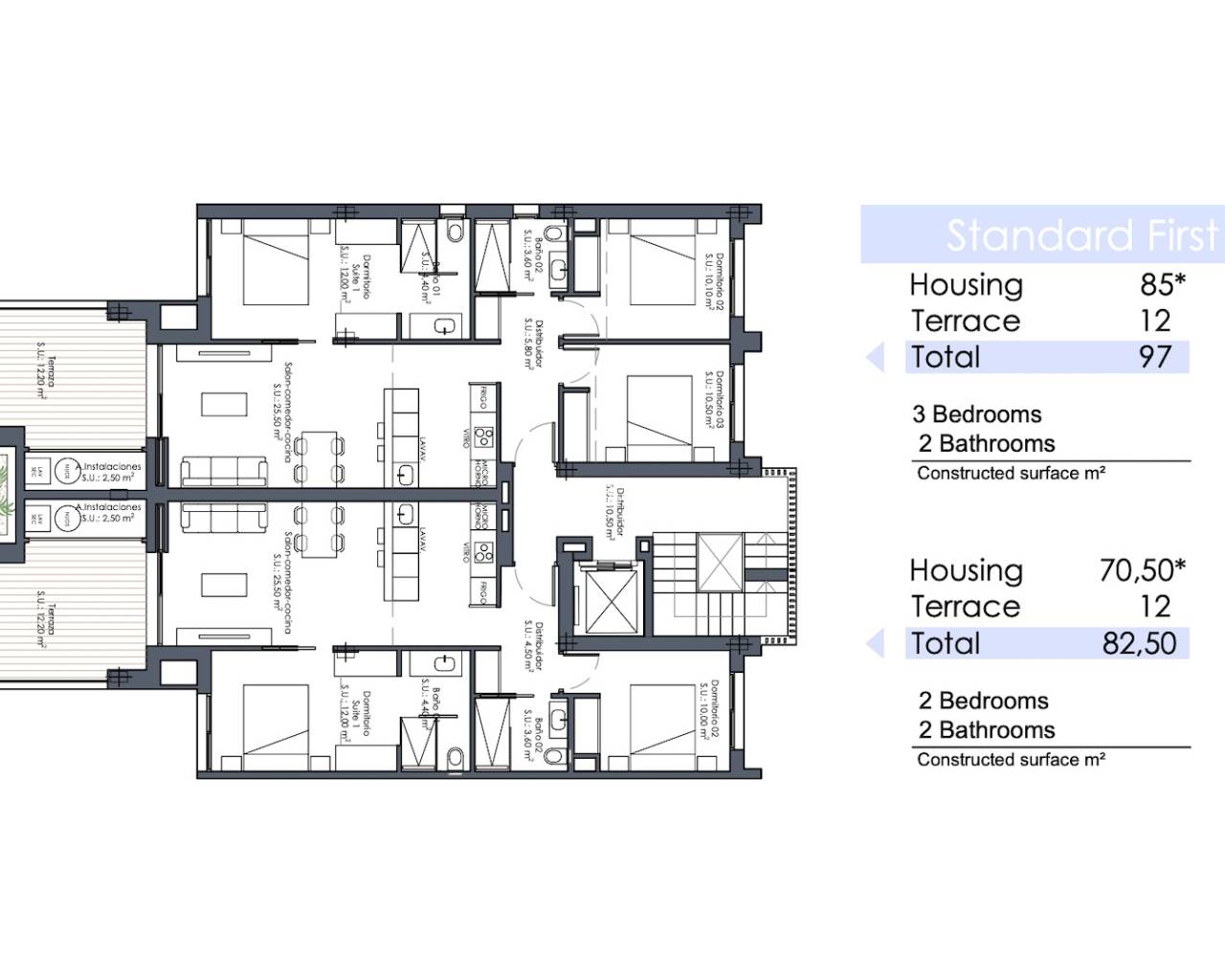 Új építésű ingatlan - Apartman -
Los Alcázares - Serena Golf