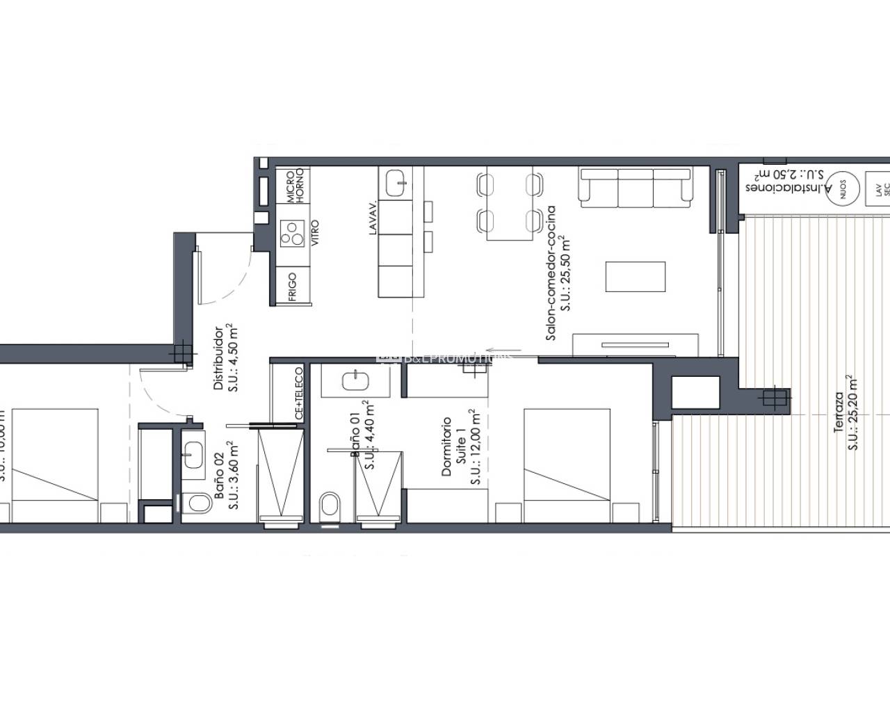 Új építésű ingatlan - Apartman -
Los Alcázares - Serena Golf