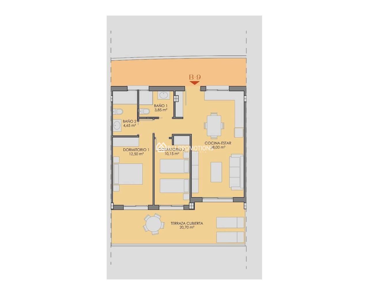 Új építésű ingatlan - Apartman -
Los Alcázares - Serena Golf