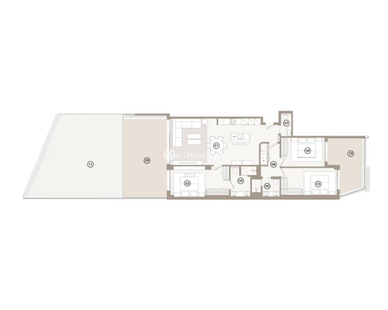 Új építésű ingatlan - Apartman -
Orihuela Costa - Las Colinas Golf