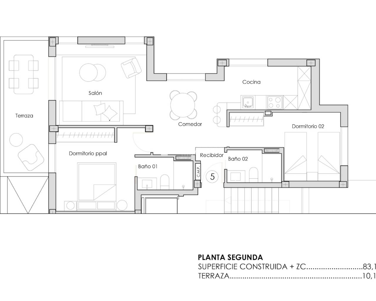 Új építésű ingatlan - Apartman -
Torre Pacheco - Santa Rosalia