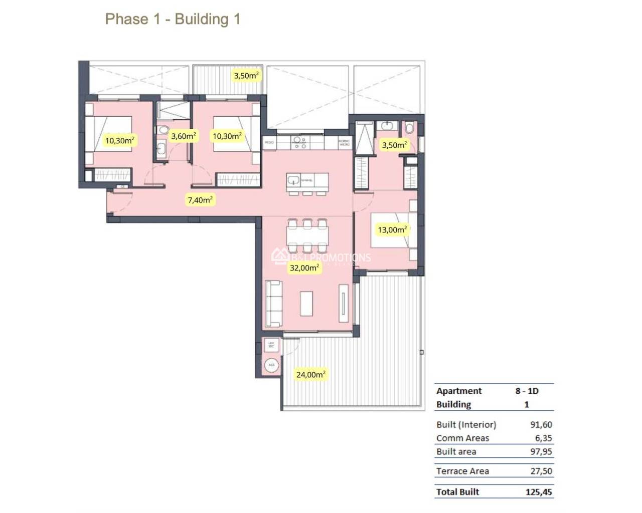 Új építésű ingatlan - Apartman -
Torre Pacheco - Santa Rosalia