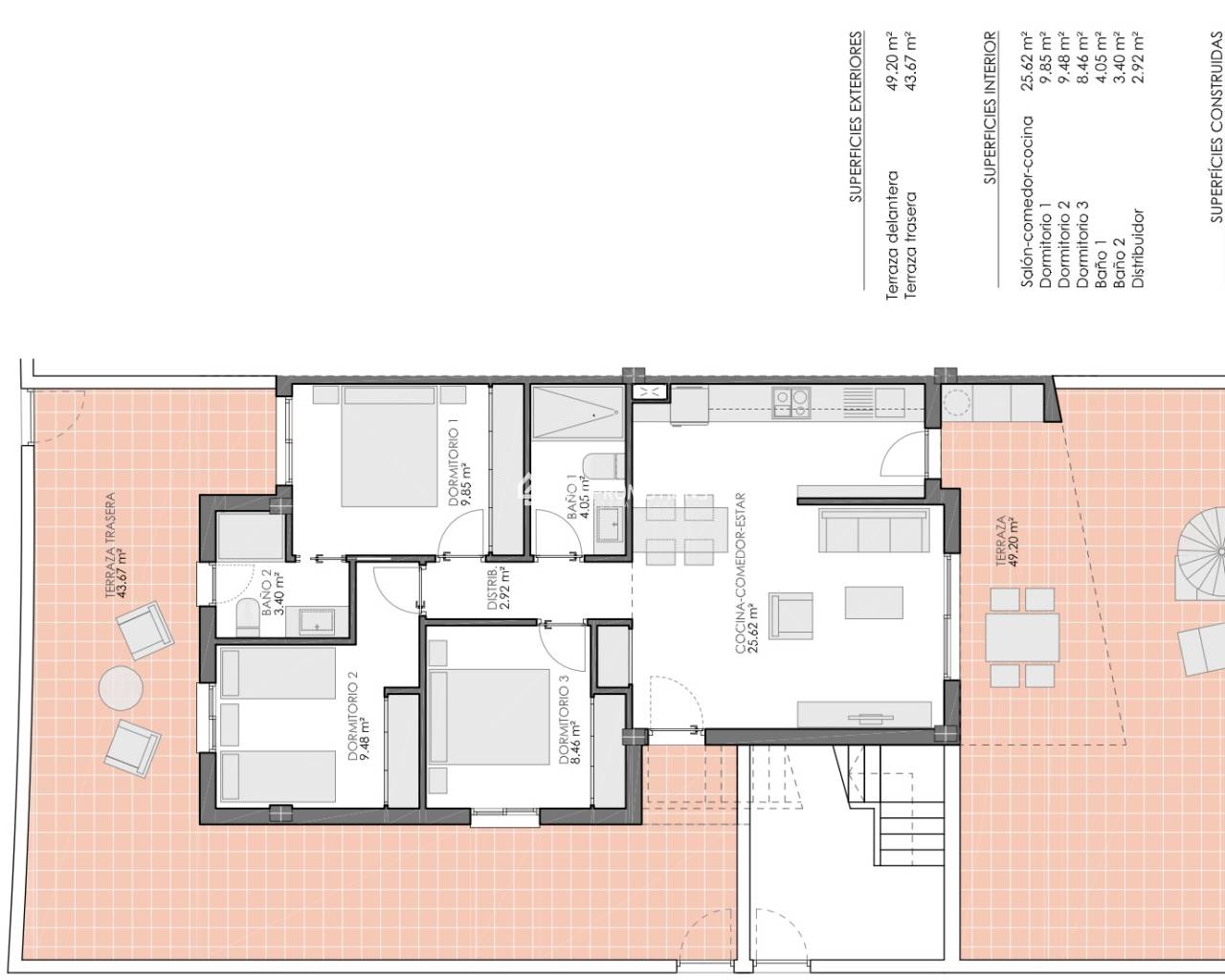 Új építésű ingatlan - Bungaló -
Pilar de la Horadada - Lo Romero