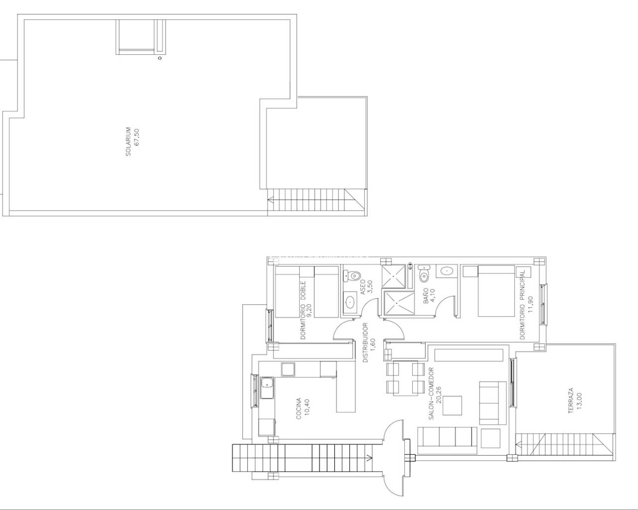 Új építésű ingatlan - Bungaló -
San Miguel de Salinas